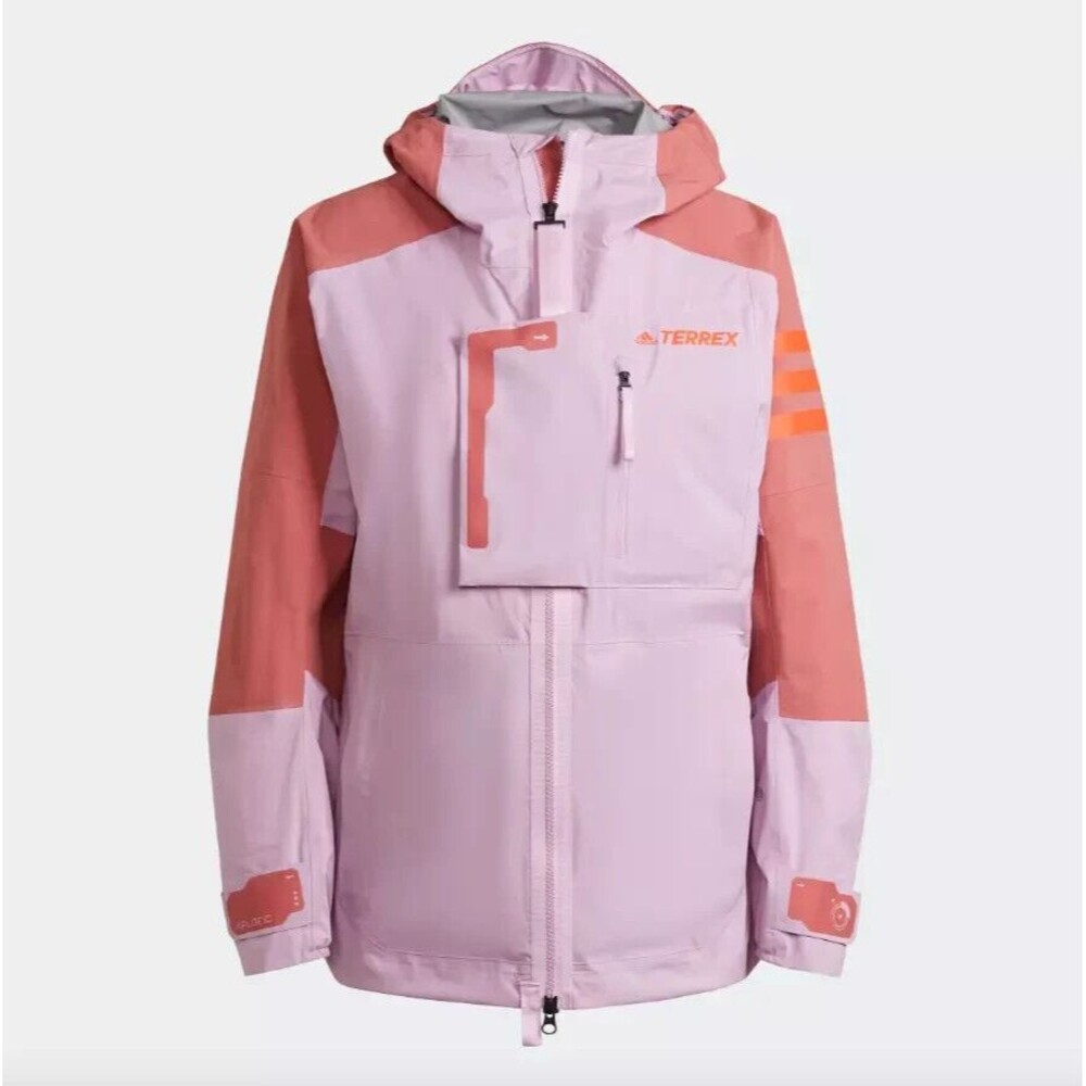 Adidas Terrex Xploric Rain.RDY Hiking Jacket Women’s 1X Bliss Lilac HH9262 NWT